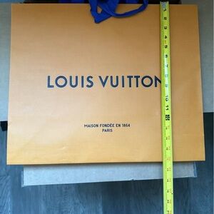 Louis Vuitton Orange Gift Bag